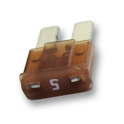 5 Amp MICRO2™ Fuses 32V DC Tan Pack of 5 - Click Image to Close